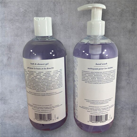 2 Crabtree & Evelyn Nantucket Briar Bath Shower GEL Hand WASH Soap 16.9 fl oz - Picture 3 of 5